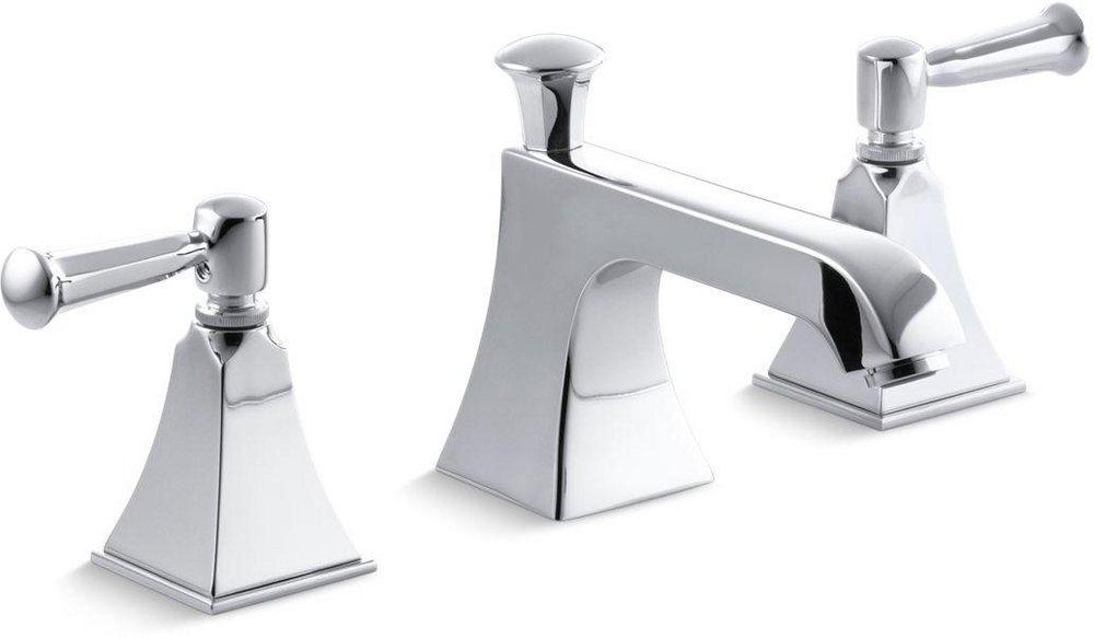 KOHLER Polished Chrome Two Handle Bathroom Sink Faucet 