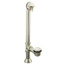 Brass Trip Lever Drain in Vibrant Brushed Nickel
