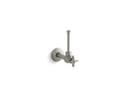 1/2 in. NPT Four Arm Angle Supply Stop Valve in Vibrant® Brushed Nickel
