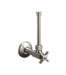 1/2 in Four Arm Handle Angle Supply Stop Valve in Vibrant Brushed Nickel
