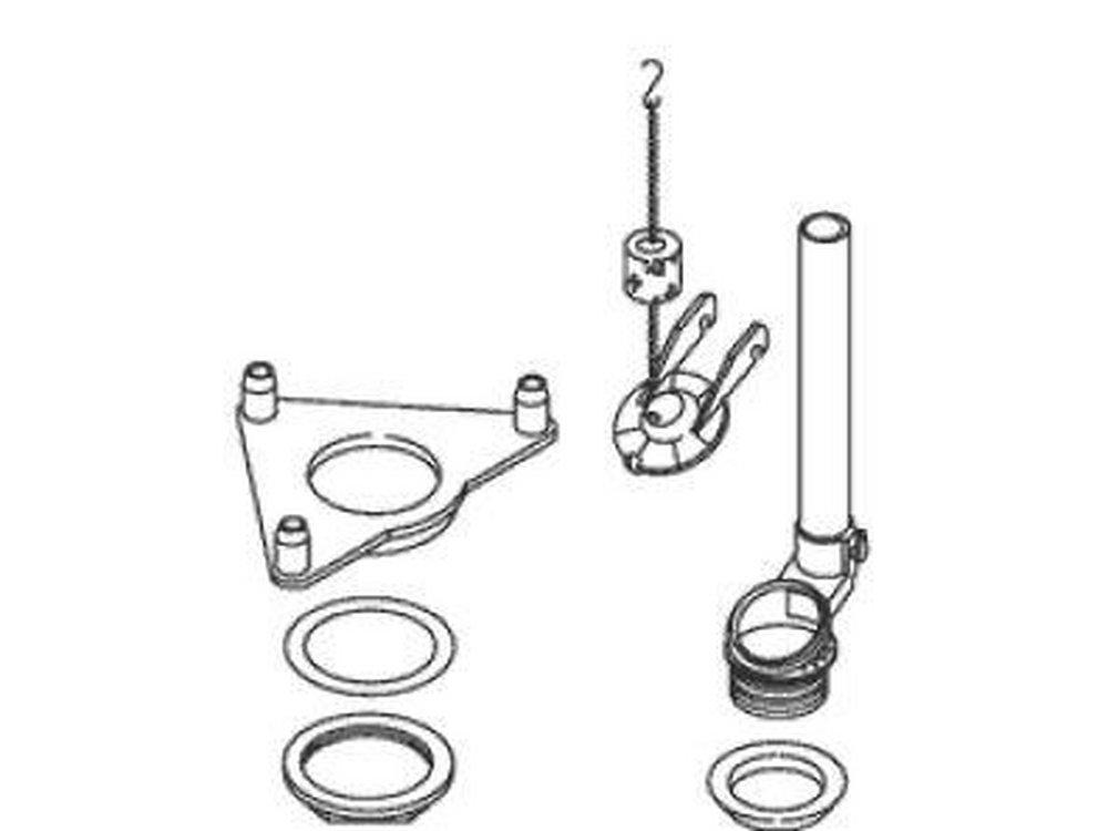 KOHLER Black Flush Valve 