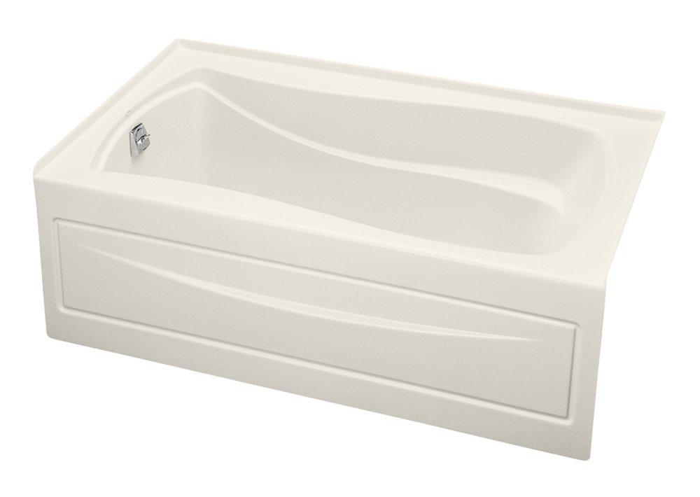 KOHLER Biscuit 60 x 36 in. Soaker Alcove Bathtub Left Drain 