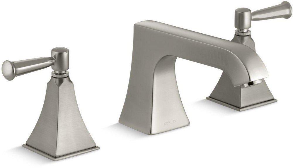 KOHLER Vibrant&reg; Brushed Nickel Two Handle Roman Tub Faucet Trim Only 