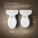 Comfort Height&reg; Elongated Toilet Bowl in White 