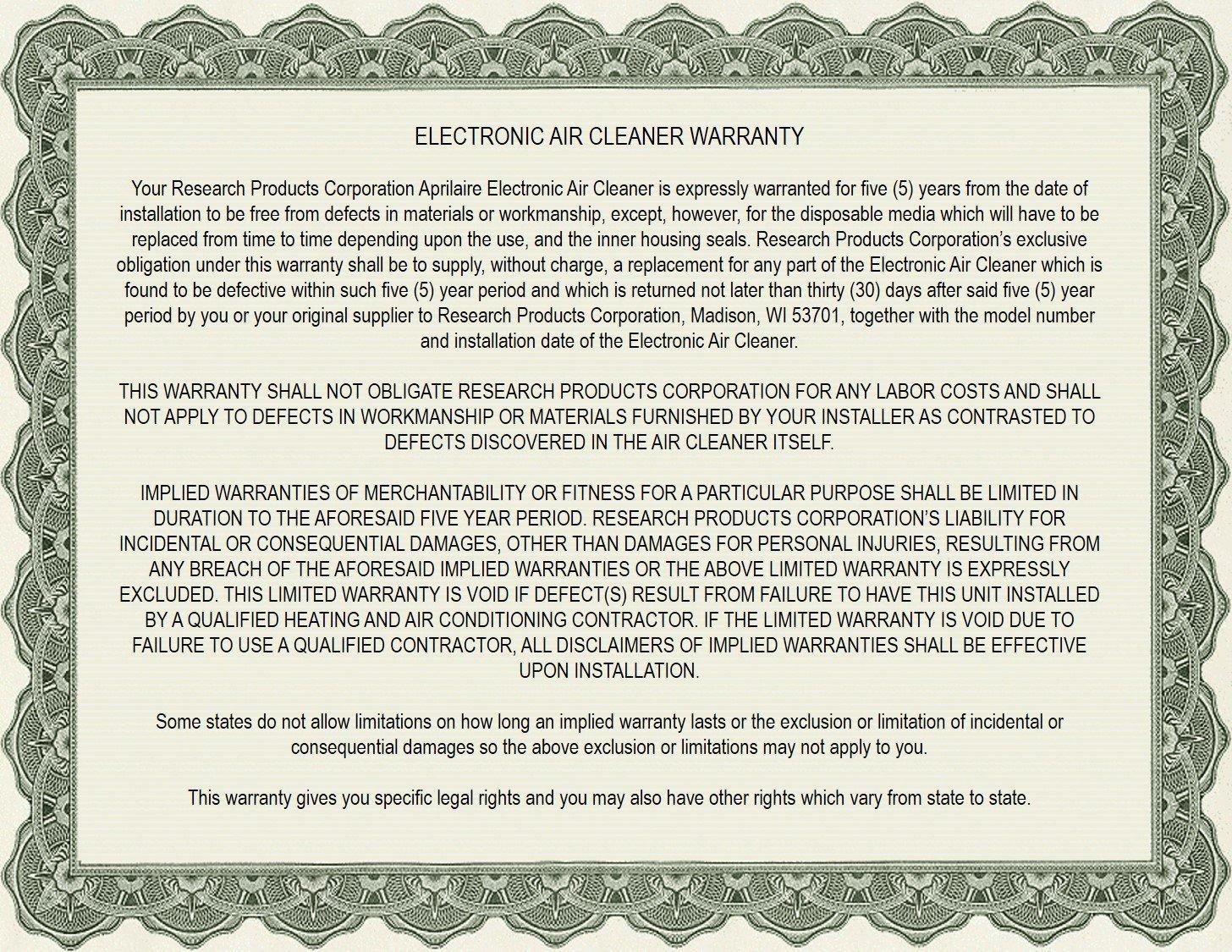 AprilAire Grey Electronic Air Purifier for HVAC 