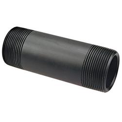 1/2 in. x Close Threaded Straight Polypropylene Nipple