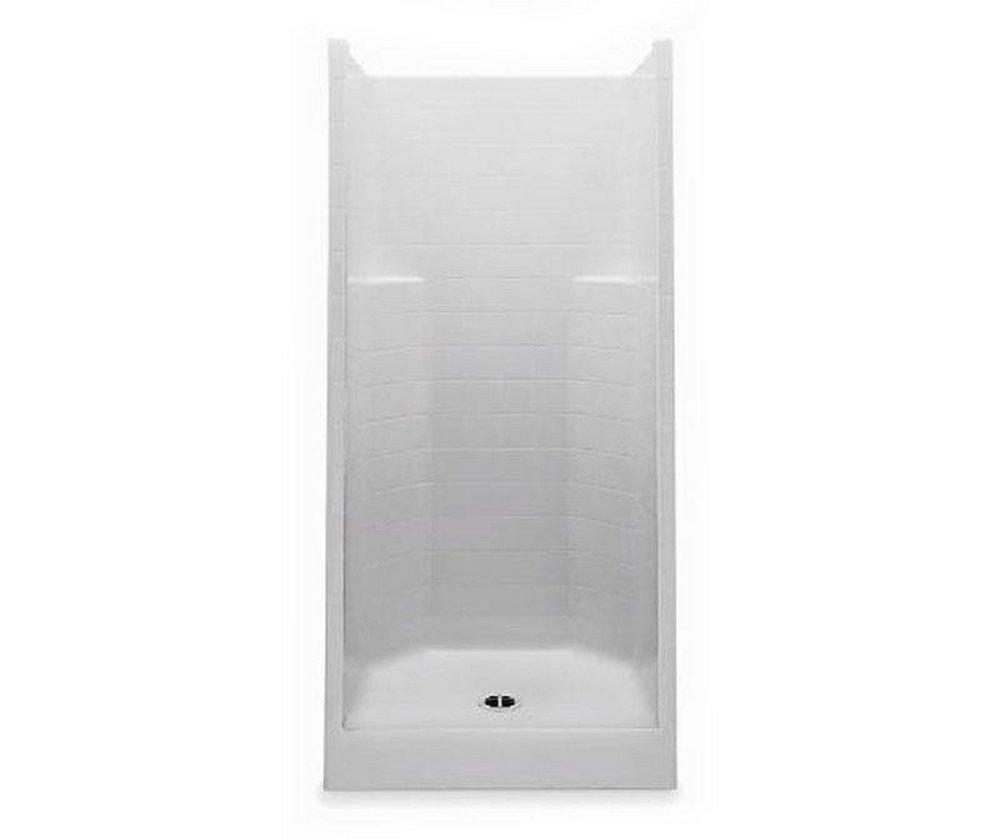 Aquatic White Tile Shower 