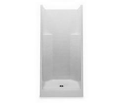 Tile Shower in White