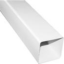 Genova White 2-1/2 in. x 10 ft. Downspout 
