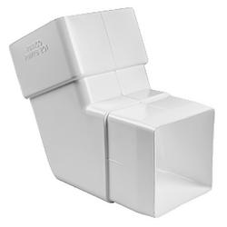 Standard Downspout Elbow in White