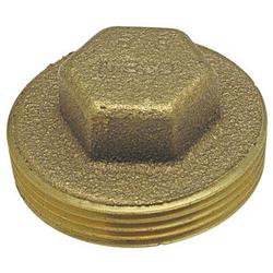 1 in. MNPT Cast Bronze DWV and Plug