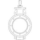 8 in. Carbon Steel Wafer RTFE Lever Handle Butterfly Valve