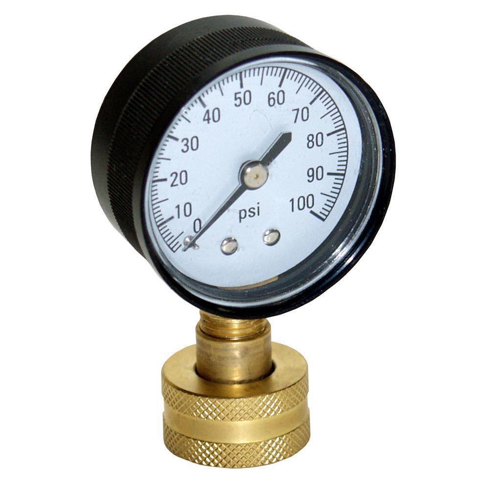 Precision Instruments 2-1/2 x 1/4 in. Low Cost Utility Pressure Gauge 