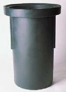 AK Industries 30 in. Polyethylene Roll Top Basin with 4 in. Hub 