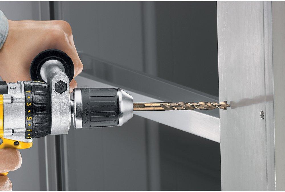 DEWALT Gold Ferrous Oxide 1/16 x 1/16 in. Straight Twist 1 Piece 