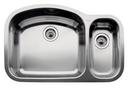32-3/32 x 20-7/8 in. No Hole Stainless Steel Double Bowl Undermount Kitchen Sink in Satin Polished