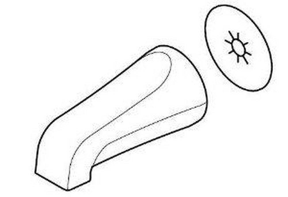 Pfister Polished Chrome Metal Tub Spout 