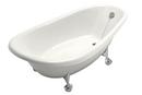 72 x 38 in. Cast Iron Bath Tub in White