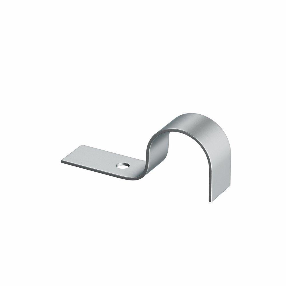 Jones Stephens Galvanized 1-Hole Pipe Strap in Galvanized 