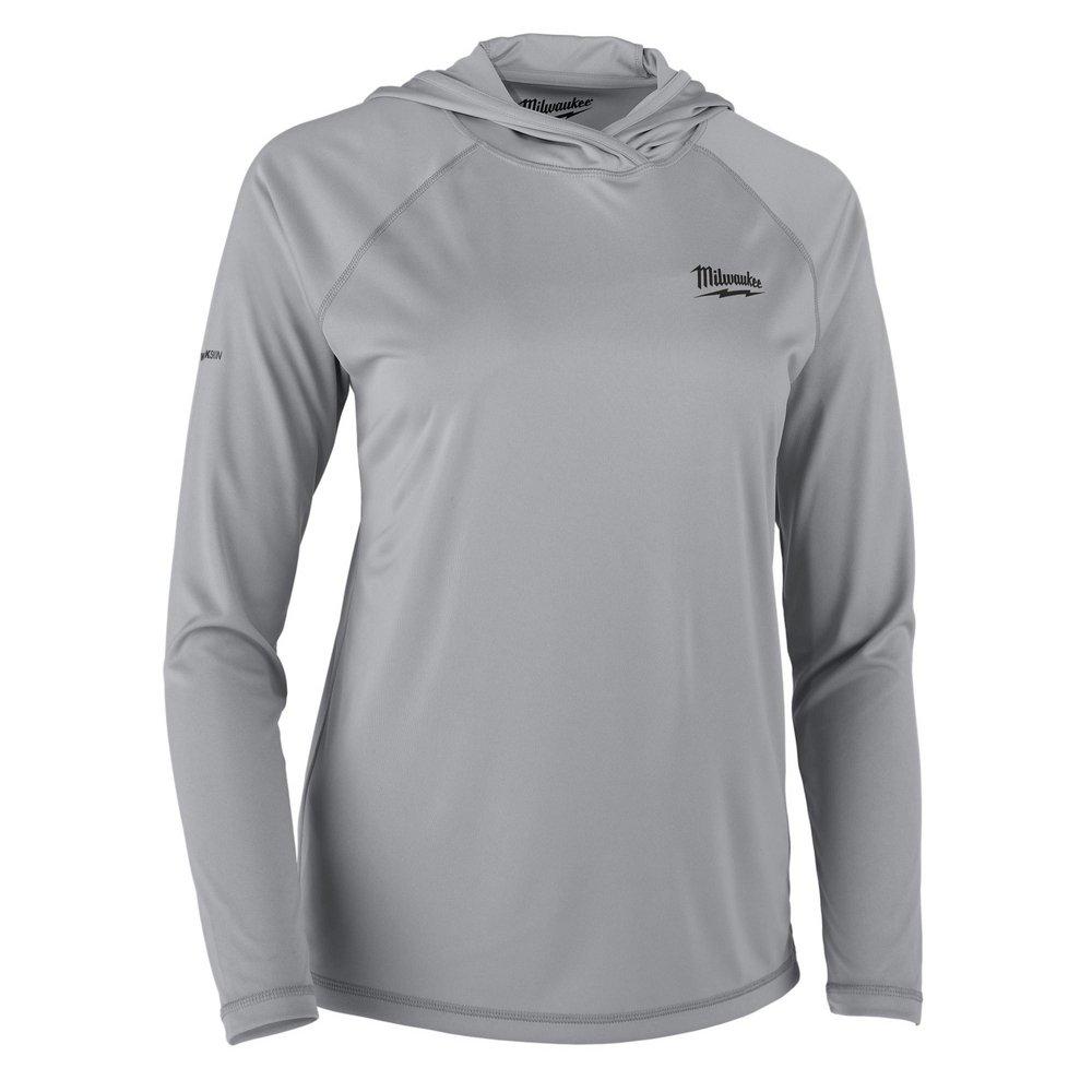 Women's WORKSKIN™ Hooded Shirt - Gray XS 