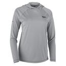 Women's WORKSKIN™ Hooded Shirt - Gray XS 