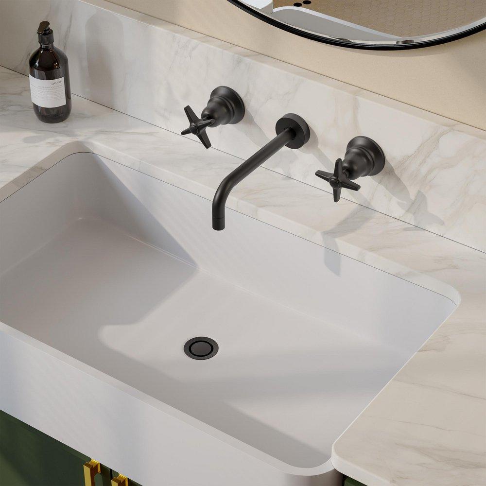 Dearborn Universal Pop Down Sink Drain in Matte Black 