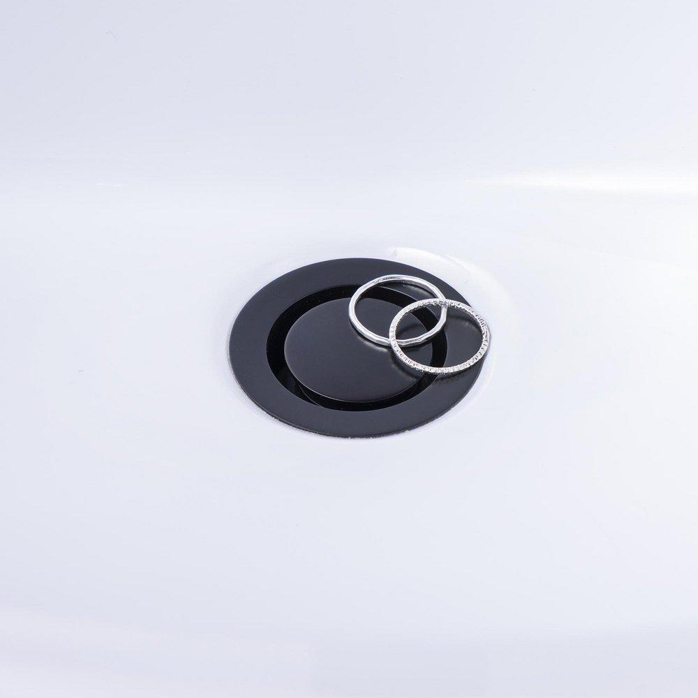 Dearborn Universal Pop Down Sink Drain in Matte Black 