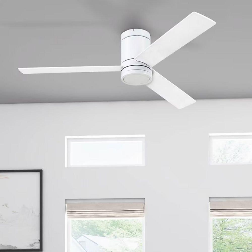 52 Inch Prominence Home Espy Bright White Ceiling Fan 
