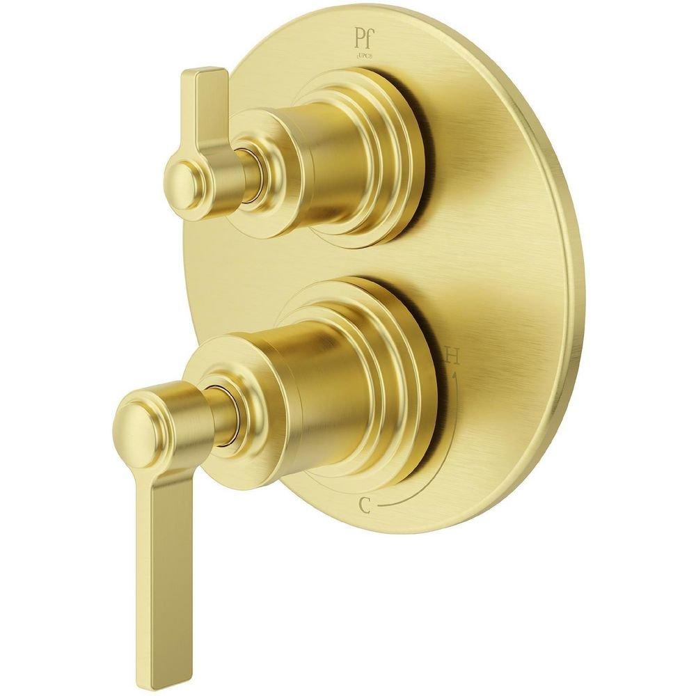 Winter Park Stacked Diverter Trim Kit in Brushed Gold 