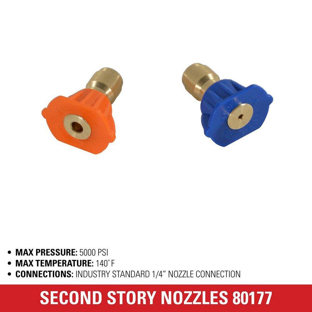 2Nd Story High Reach Pressure Washer Nozzle Kit (5000 Psi) 