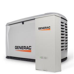 26/24kW Air-Cooled Standby Generator, 200A Transfer Switch