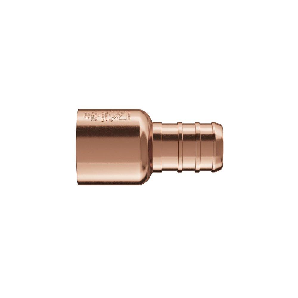 LF 1/2 COP PEX X 1/2 FEMALE SWEAT TUBE ADPT F1807 