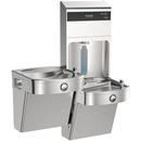 Elkay Pro Filtration Vandal Resistant Connected Bottle Filling Station&BiLevel ADA Cooler Refrig Ultra-Cap Lead Rd SS 