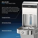Elkay Pro Filtration Vandal Resistant Connected Bottle Filling Station&BiLevel ADA Cooler Refrig Ultra-Cap Lead Rd SS 