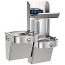 Elkay Pro Filtration Vandal Resistant Connected Bottle Filling Station&BiLevel ADA Cooler Refrig Ultra-Cap Lead Rd SS 