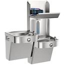 Elkay Pro Filtration Vandal Resistant Connected Bottle Filling Station&BiLevel ADA Cooler Refrig Ultra-Cap Lead Rd SS 
