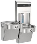Elkay Pro Filtration Vandal Resistant Connected Bottle Filling Station&BiLevel ADA Cooler Refrig Ultra-Cap Lead Rd SS 