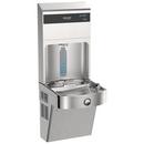 Elkay Pro Filtration Vandal Resistant Connected Bottle Filling Station&Sgl ADA Cooler Refrig Ultra-Capacity Lead Rd SS 