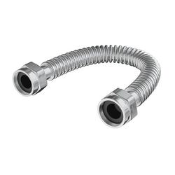1-1/4 in. x 18 in. FIP Stainless Steel Corrugated Flexible Water Heater Connector