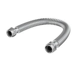 1 in. x 24 in. FIP Stainless Steel Corrugated Flexible Water Heater Connector