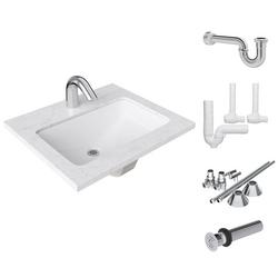 Undermount Bathroom Sink with Sensor Faucet Bundle