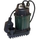 WM49 - 1/4 HP Cast Iron Submersible Sump Pump w/ Tether Float Switch and 10' Cord 