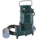 1/3 HP 115V 77GPM High Head Cast Iron Effluent Pump w/ 20' Variable Level Float Switch 