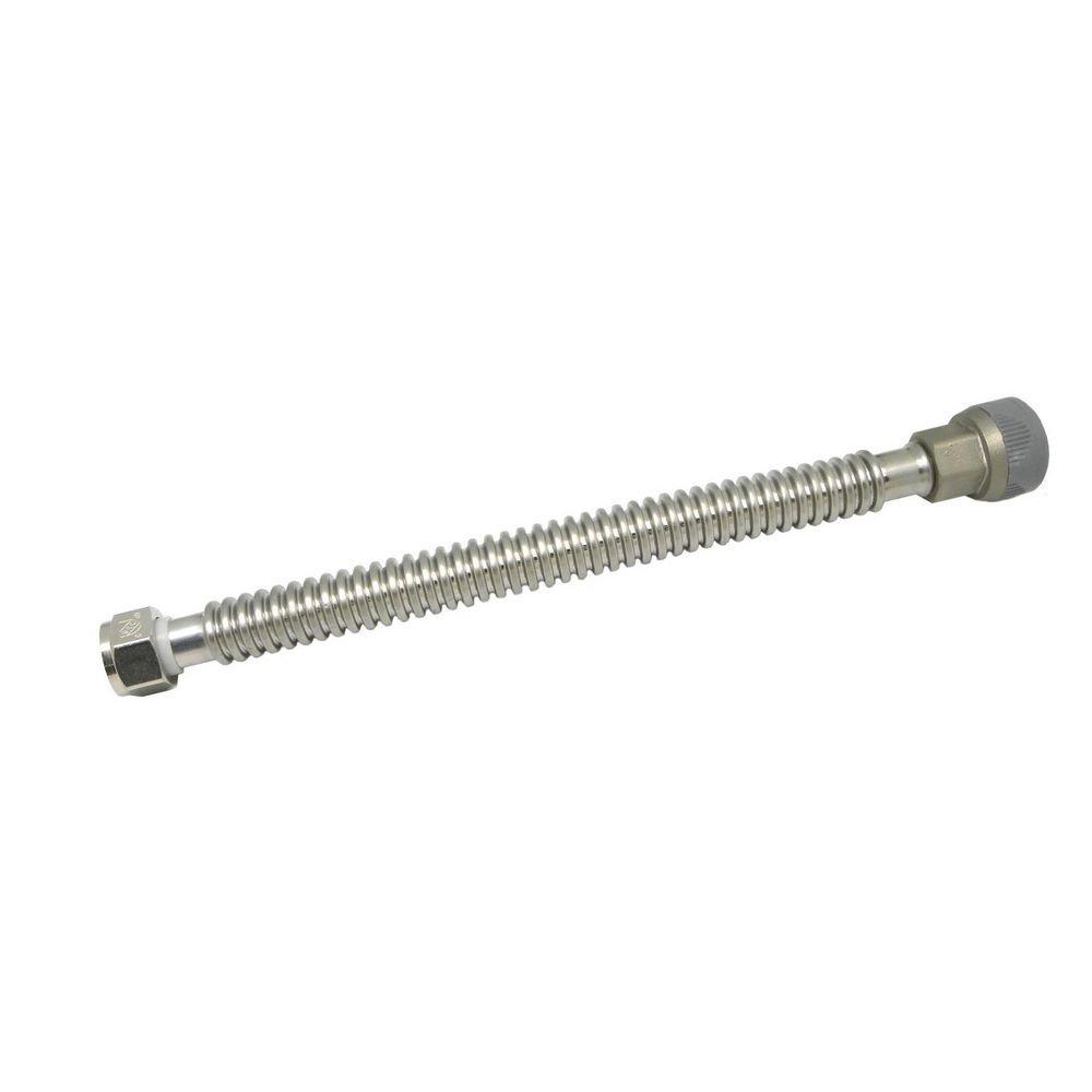 3/4 in. x 24 in. FIP x Sweat Stainless Steel Corrugated Flexible Water Heater Connector 