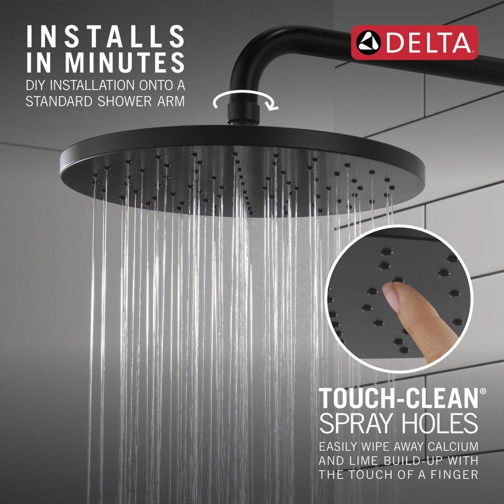 Delta Universal Showering Components: 10 Single-Function Raincan Shower Head 