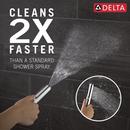 Delta Universal Showering Components: 2-Setting Hand Shower with ProClean Spray Slide Bar Mount 