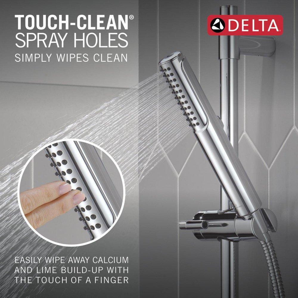 Delta Universal Showering Components: 2-Setting Hand Shower with ProClean Spray Slide Bar Mount 