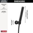 Delta Universal Showering Components: 2-Setting Hand Shower with ProClean Spray Wall Mount 