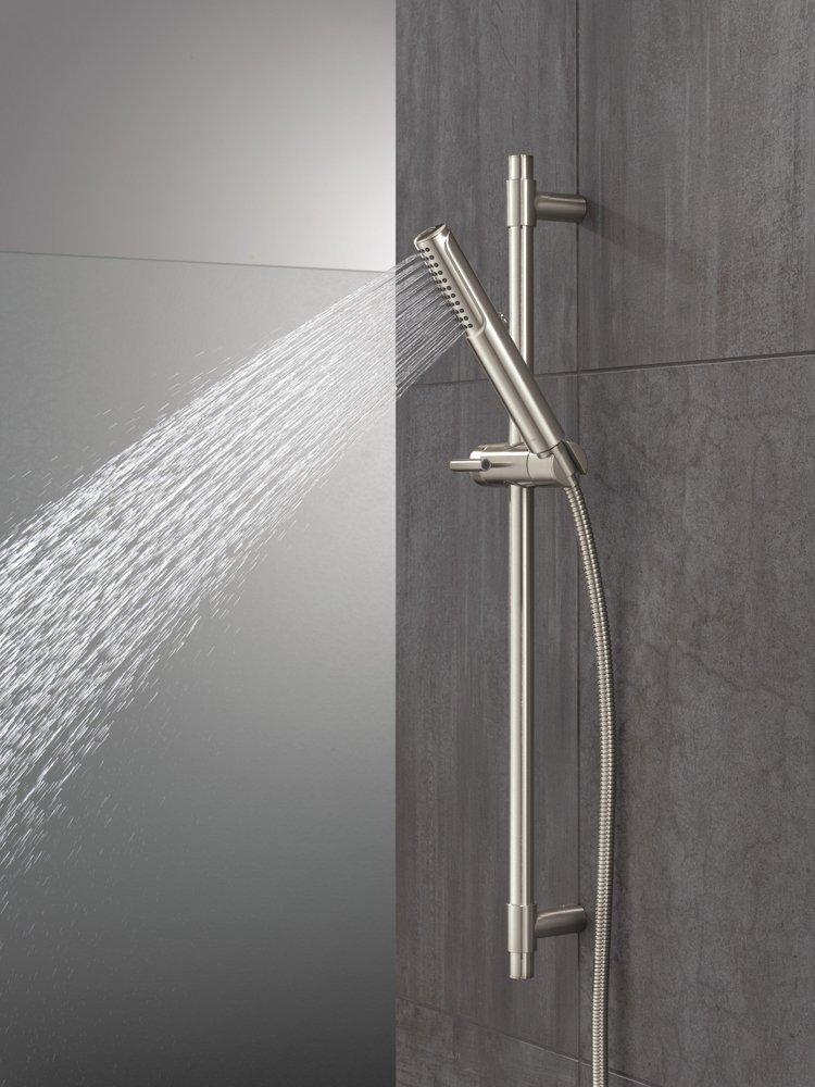 Delta Universal Showering Components: 2-Setting Hand Shower with ProClean Spray Slide Bar Mount 
