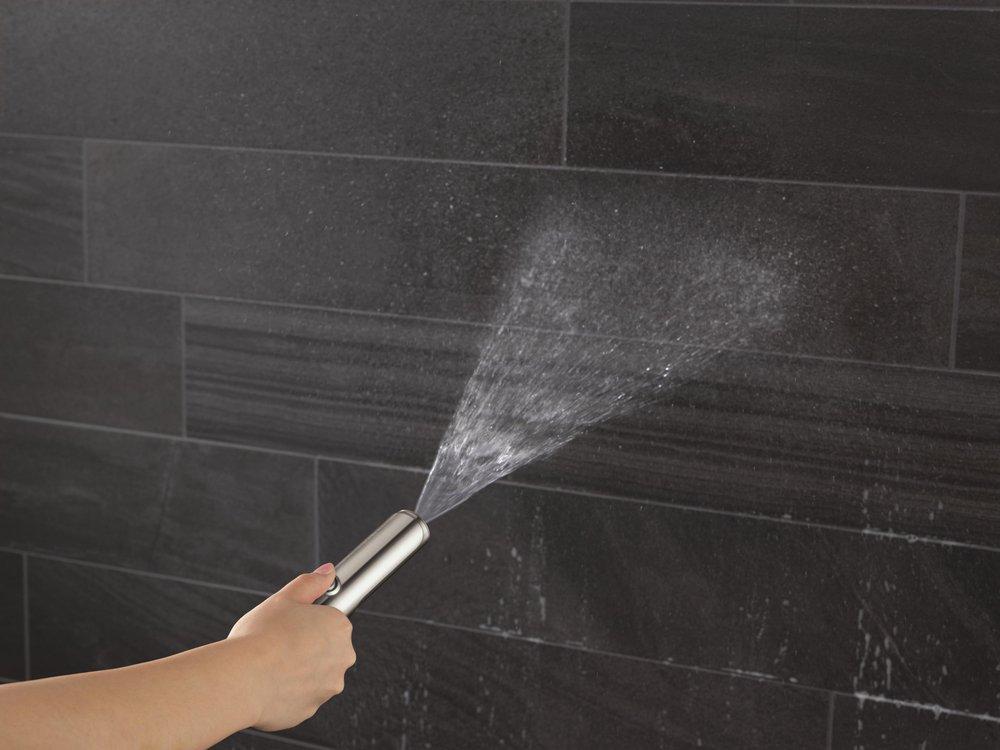 Delta Universal Showering Components: 2-Setting Hand Shower with ProClean Spray Slide Bar Mount 